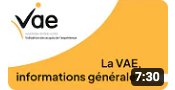 La VAE, informations générales